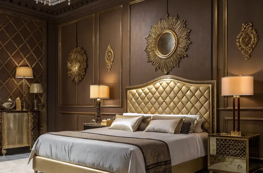 10 Luxurious Brown Bedroom Walls Ideas Rich Elegant Vibe