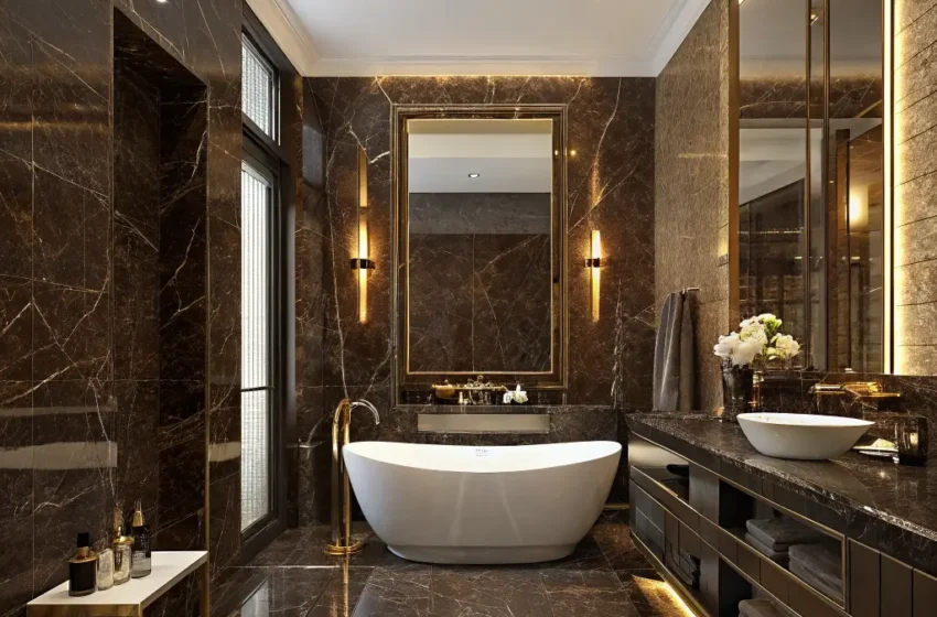  10 Beautiful Brown Bathroom Designs Ideas for Modern Homes