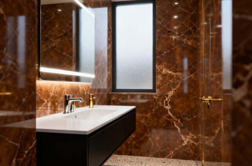  10 Beautiful Brown Bathroom Walls Ideas for Cozy Luxury