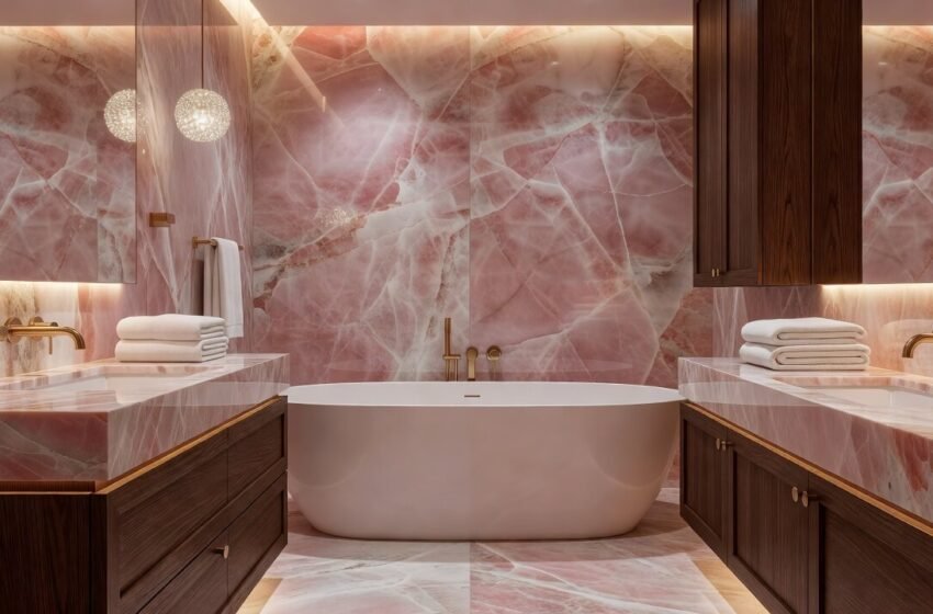  10 Perfect Pink and Brown Bathroom Ideas Pinterest Ready