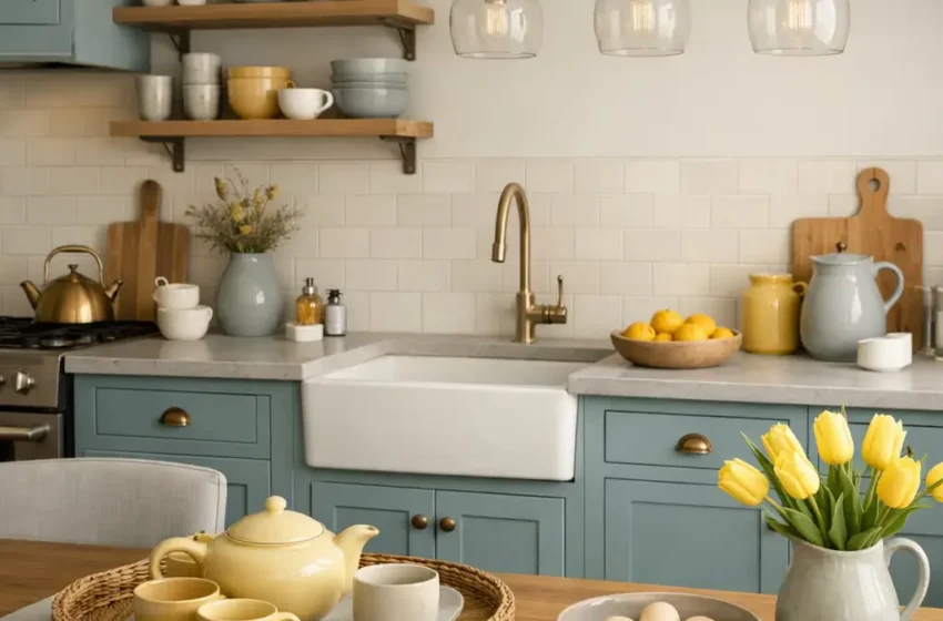  10 Stunning Duck Egg Blue Kitchen Ideas You’ll Love