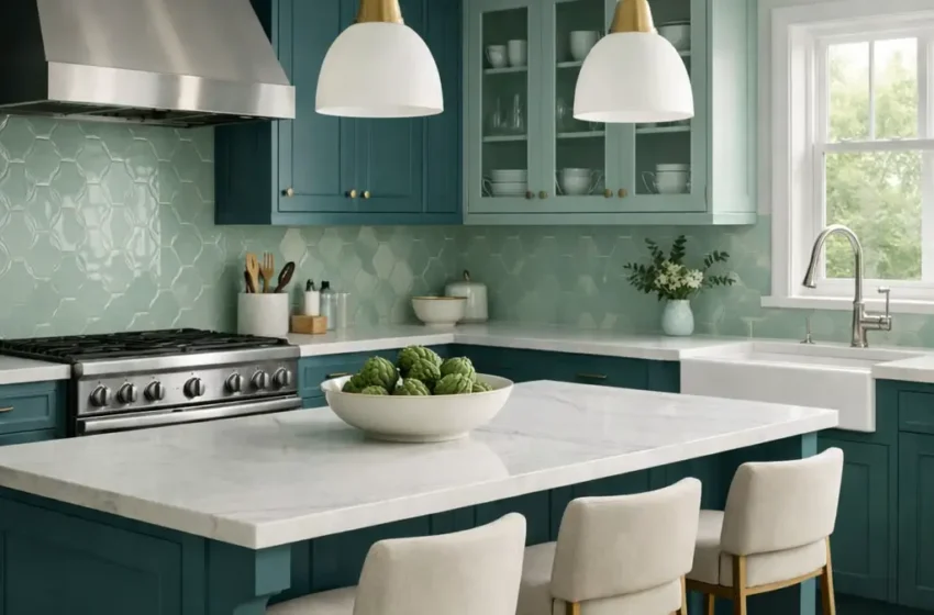  10 Stunning Blue and Green Kitchen Ideas to Refresh Your Space