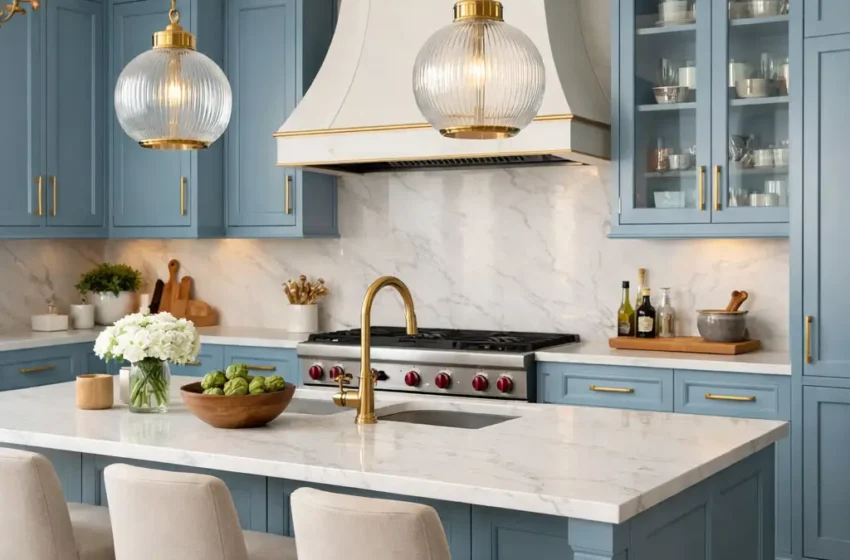  10 Stunning Sky Blue Kitchen Ideas to Brighten Your Home