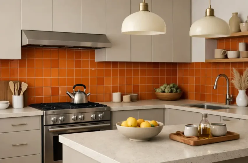  10 Stunning Orange Tile Kitchen Ideas to Brighten Your Space