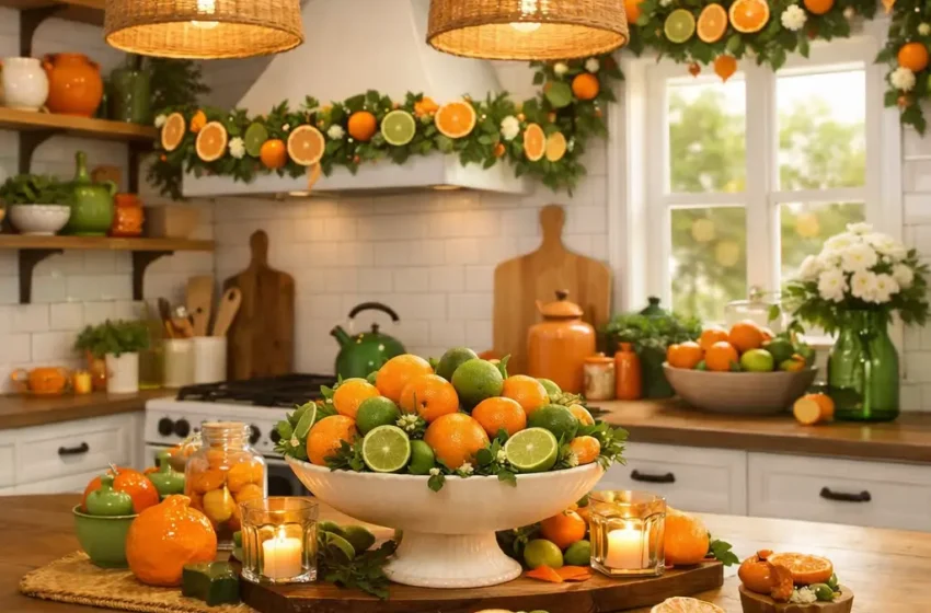  10 Inspiring Orange and Green Kitchen Ideas to Brighten Your Space