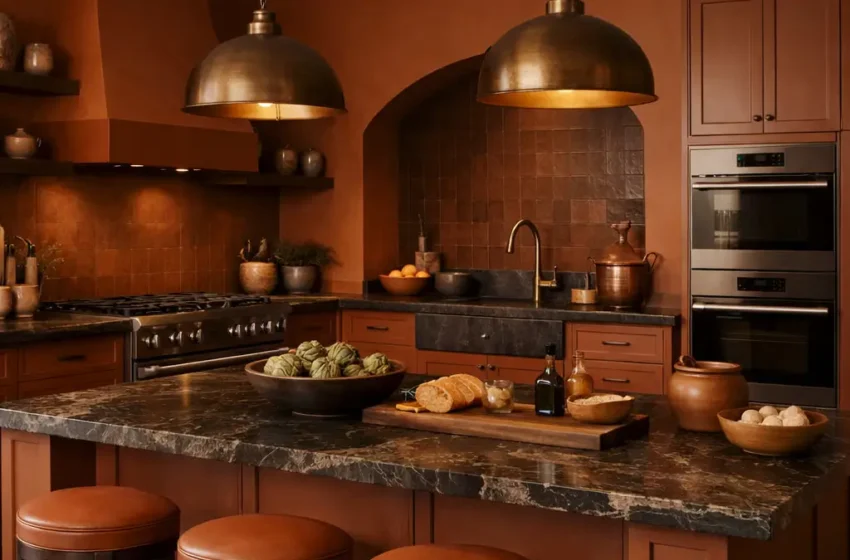  10 Stunning Burnt Orange Kitchen Wall Ideas for a Modern Look