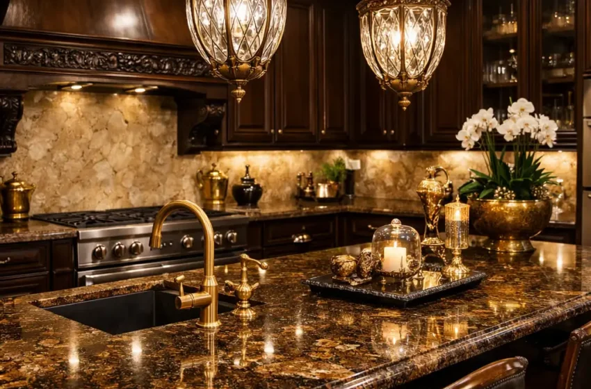 10 Stunning Fantasy Brown Granite Kitchen Ideas for Your Dream Space