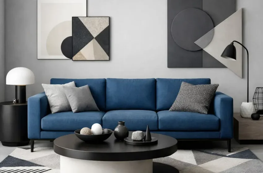  10 Stylish Living Room Ideas Featuring a Blue Couch