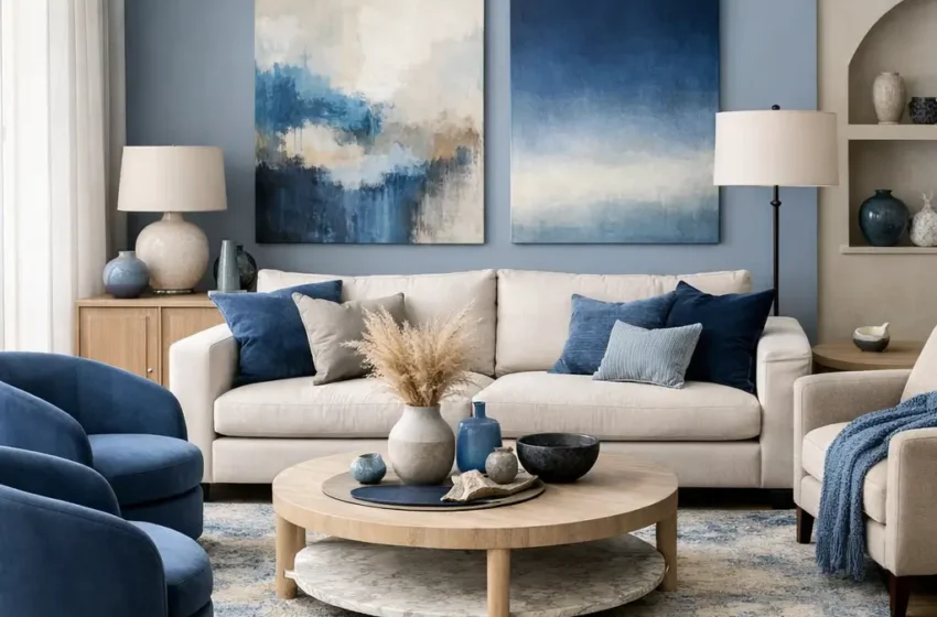  10 Stunning Blue Living Room Color Scheme Ideas