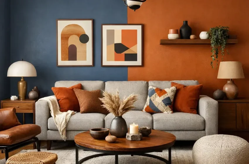  10 Stunning Blue and Orange Living Room Ideas for a Vibrant Home Decor