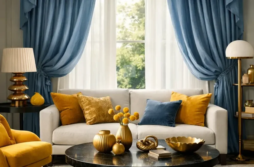  10 Stunning Blue and Mustard Living Room Ideas to Inspire Your Decor