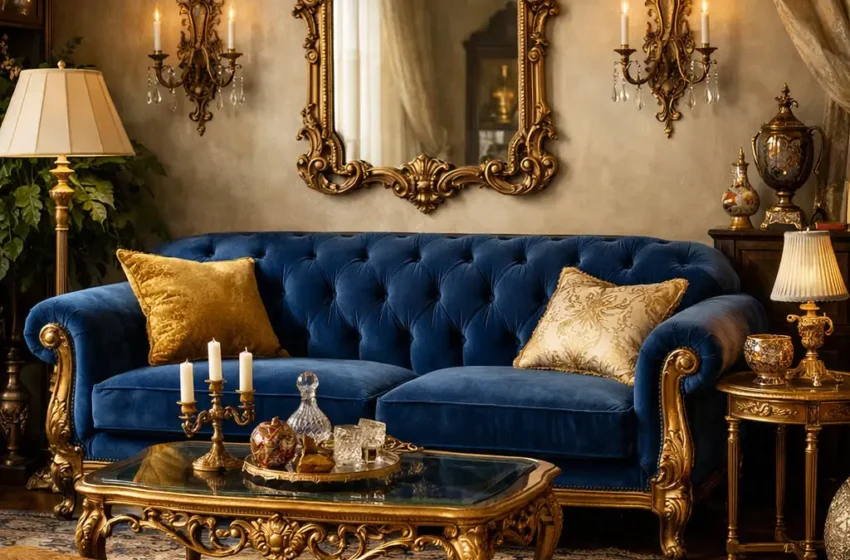  10 Stunning Blue Velvet Sofa Living Room Ideas to Transform Your Space
